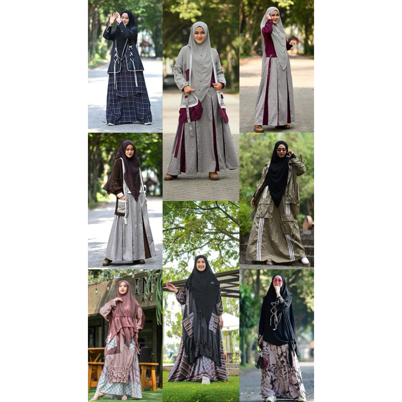 ISNA NADA SALSA SPORTY UCIK DRESS ALEYA GAMIS ADEL BLACK BY CHANEL CLOTH
