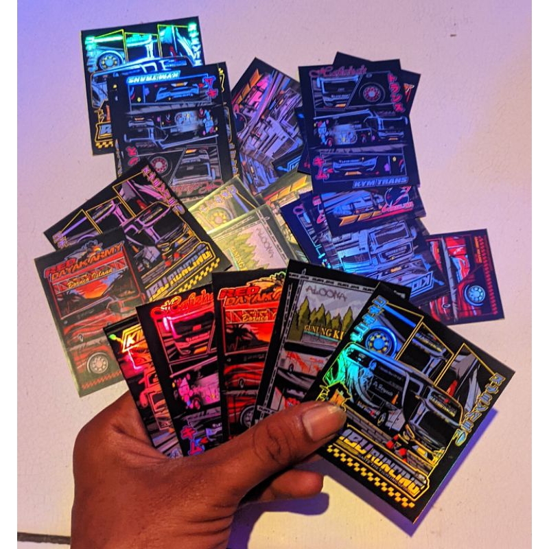 

COD Stiker Buss Hologram Terbaru Keren Motif Campur ( 30 Stiker + Bonus )