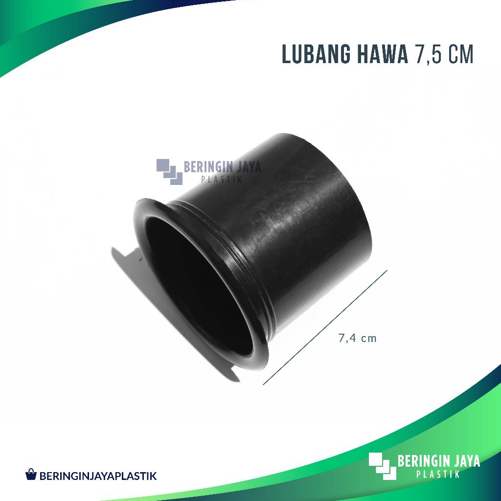 Lubang Angin Box Speaker 7,5 cm / Lobang Hawa Salon Speaker Plastik Besar Diameter 7,5 cm