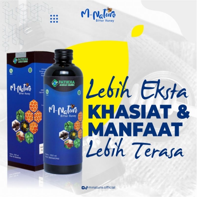 M Nature Madu Hitam Pahit Asli