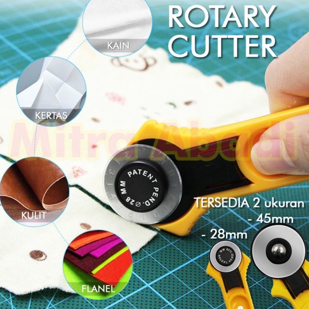 

Terkini Rotary Cutter Pisau Putar Pemotong Kain