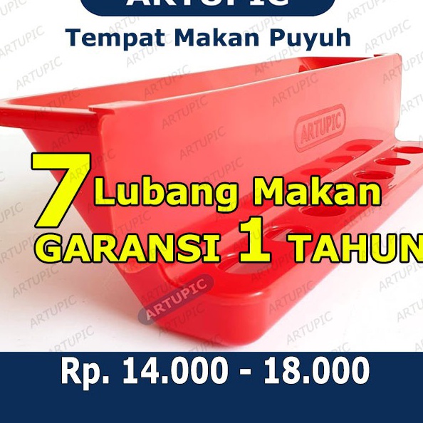 KODE EYH42 Tempat Makan Puyuh Tempat Pakan Puyuh Feeder Quail