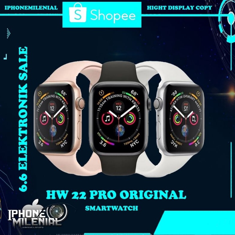 Terkini PROMO LIVE  SMARTWATCH HW 22 PRO E9S