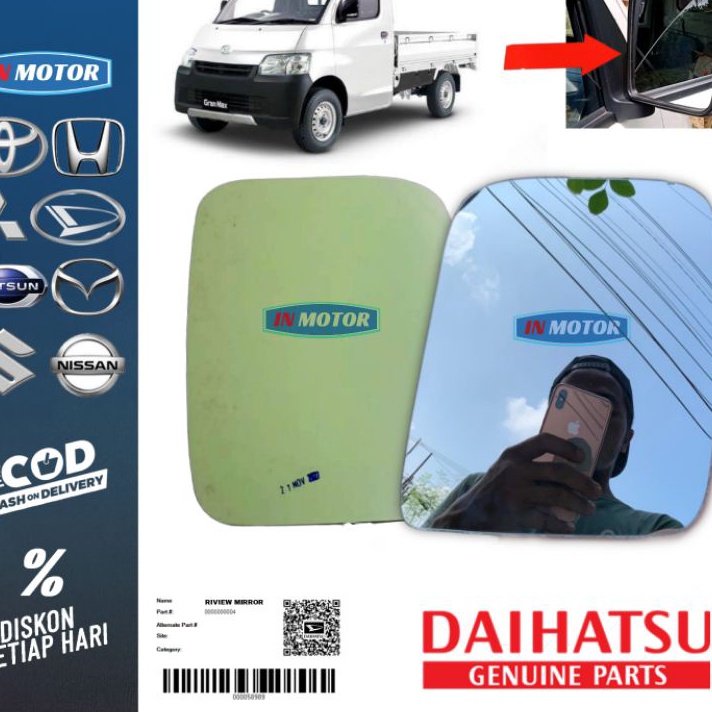 Promo kaca spion grand max  Luxio tipe D ORIGINAL kaca spion grandmax picup original kaca spion gran