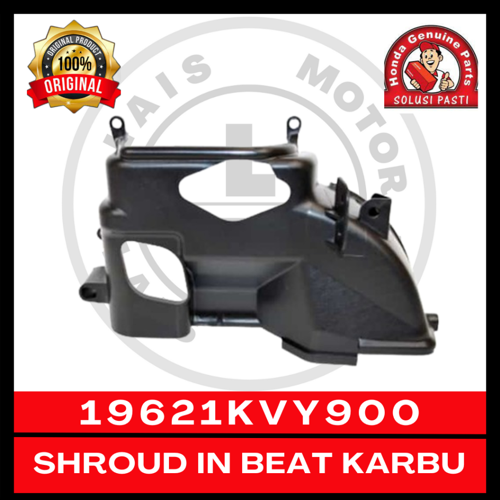 Cover Mesin Atas KVY Beat Karbu 19621KVY900 Original AHM