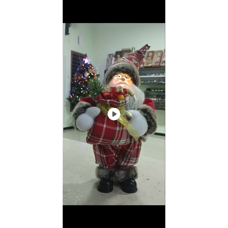 boneka elektronik santa clausa