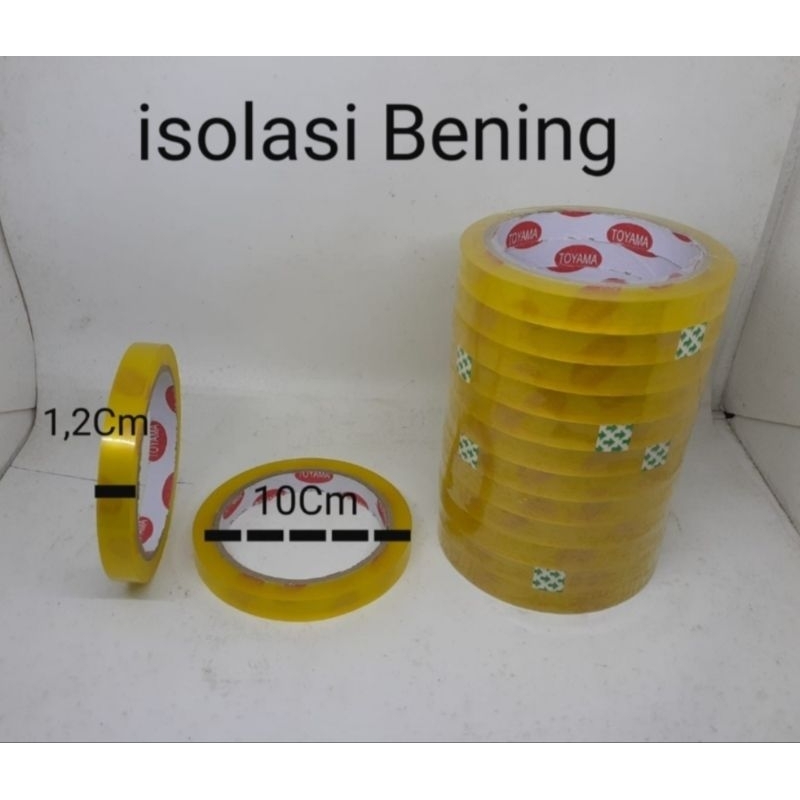 

ECER ISOLASI BENING LEBAR 1.2 cm MERK TOYAMA