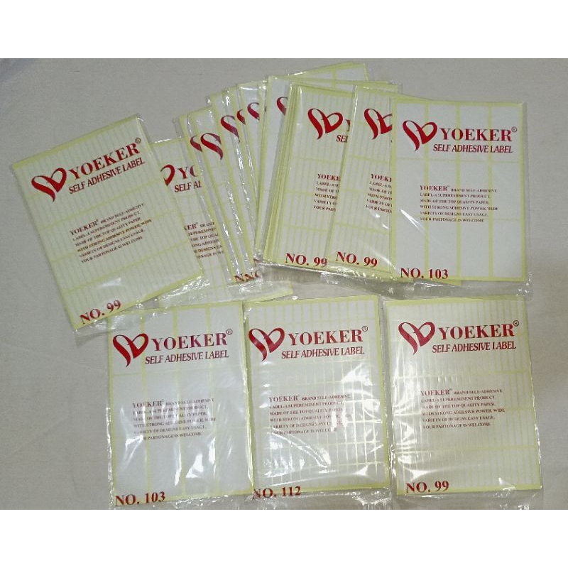 

Sticker Label /Label Undangan 103 / Label Harga 112/Self Adhesive Label 99 /Tempelan Harga