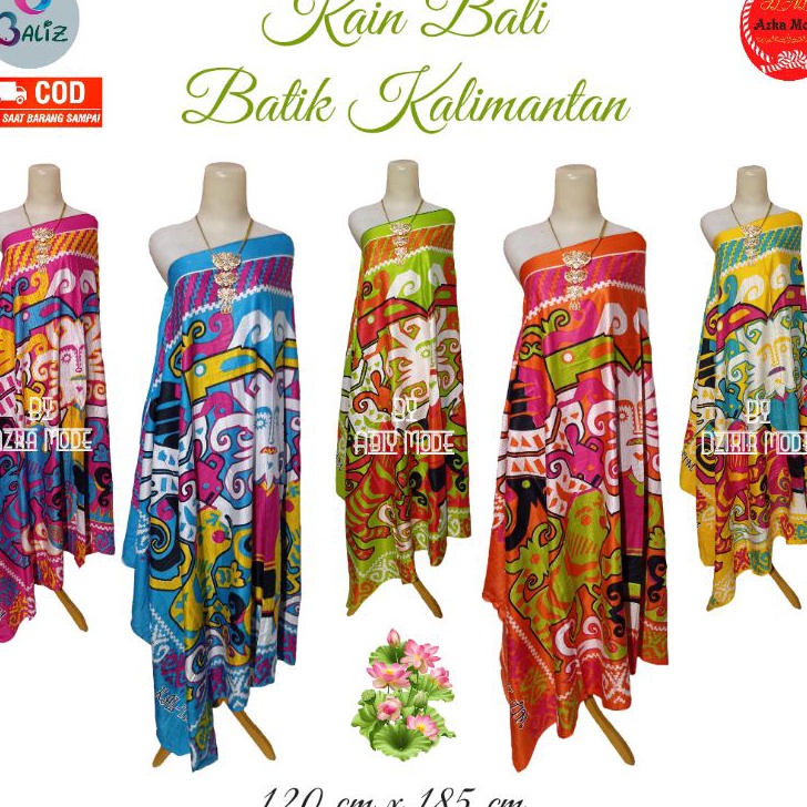 TERLARIS Kain Bali Pantai  Kain Bali Motif New Batik Kalimantan  Sarung Pantai Azka e  Sarung Bali  