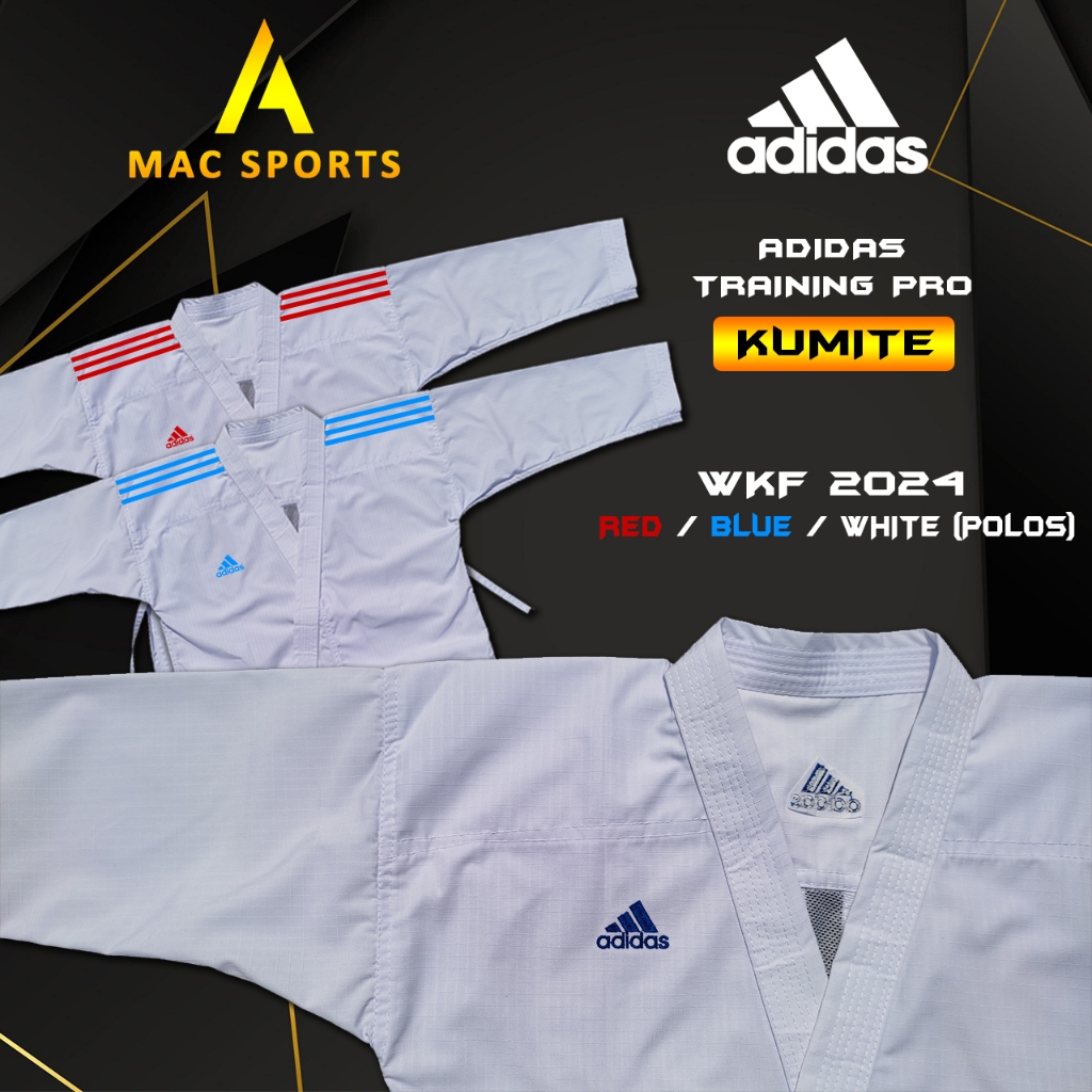 BAJU KARATE KUMITE ADIDAS BLUE KUMITE