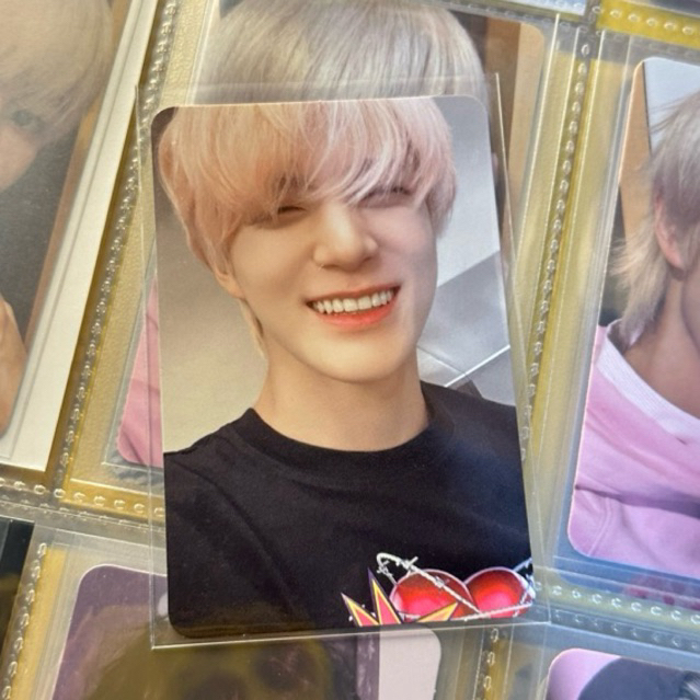 ‼️Booked‼️ Jeno nyengir tshirt glimo glitch mode md photocard