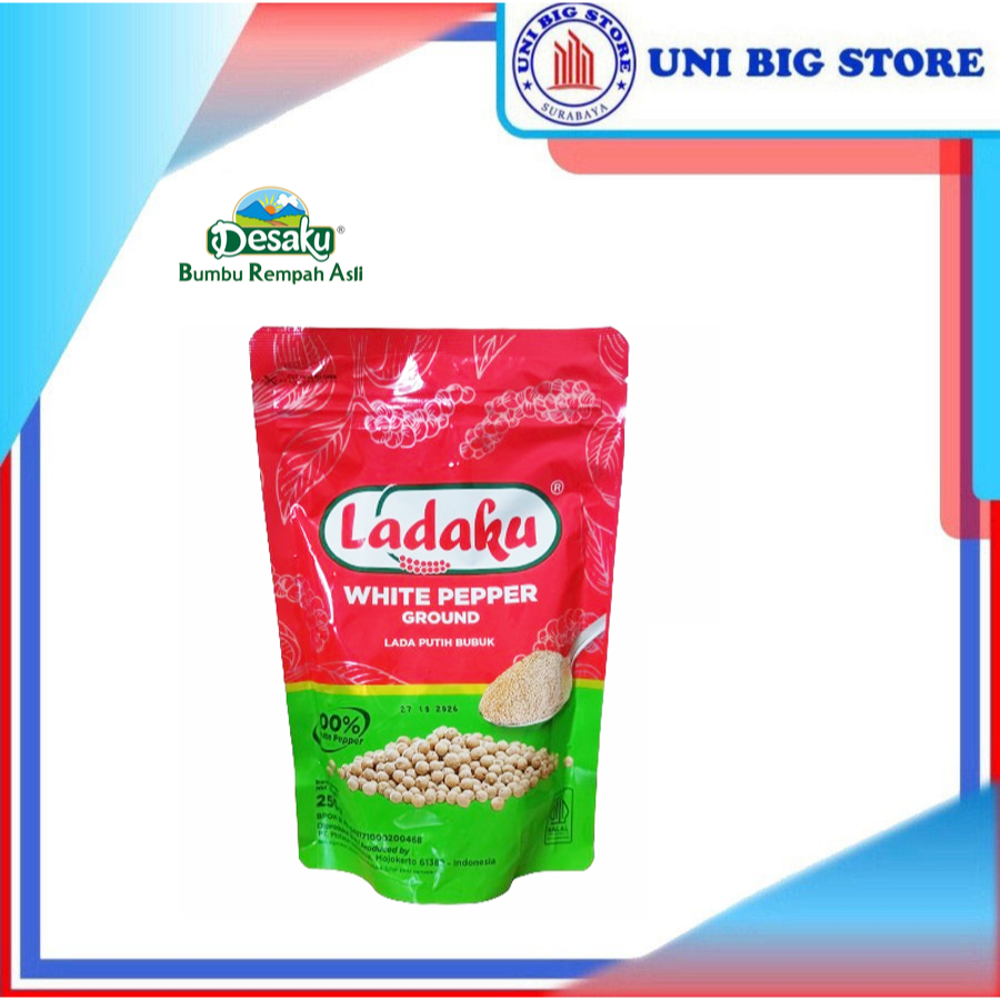 

Desaku Ladaku Lada Putih 250 gr White Pepper Ground Powder