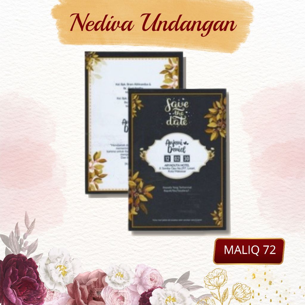 Blangko Undangan Maliq 72 Harga Murah