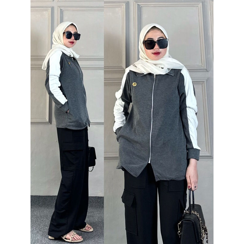 ONESET KNIT LIST CARGO BY ANS BUSANA / mom & kids