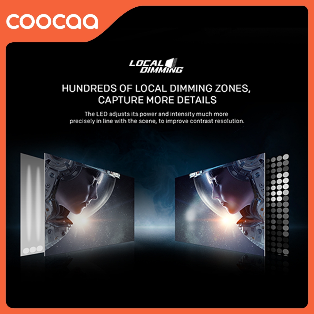 [NEW] [Google TV] COOCAA TV 100 inch - QLED- Smart TV - Digital TV - Netflix &amp; Youtube - Google Assistant - Dolby Audio - WIFI (Coocaa 100CUE8600)