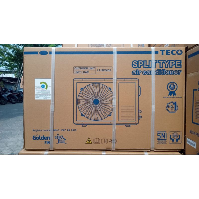 Outdoor AC Teco 1.5 PK LT12FGID2 R32 Unit Outdoor Saja