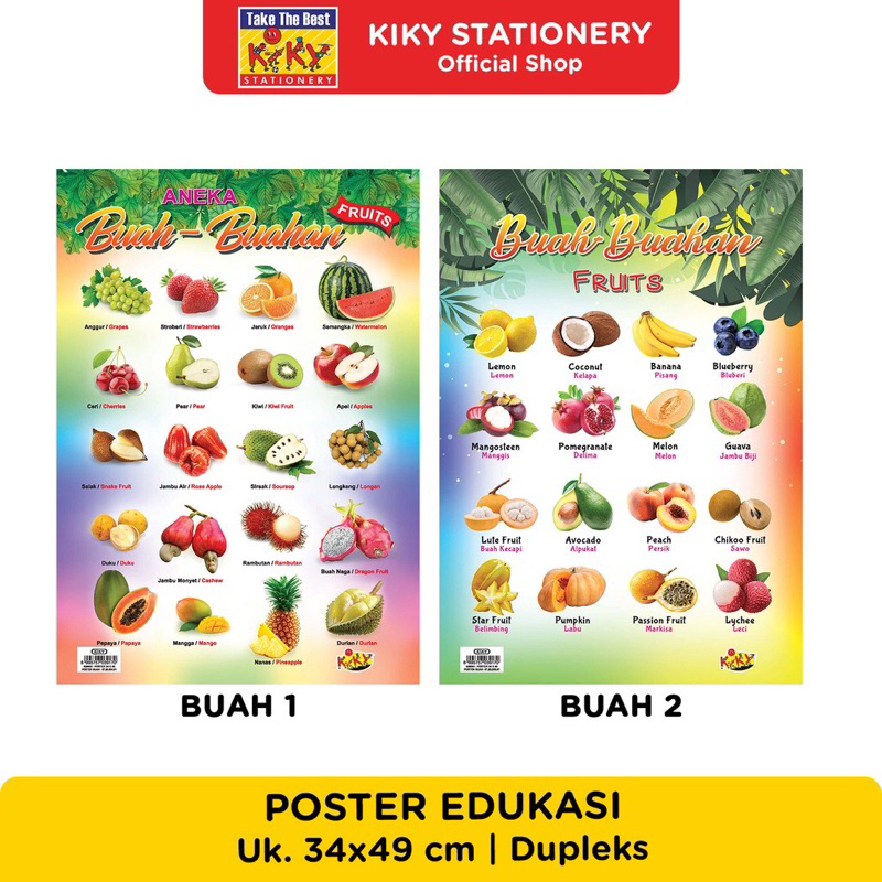 

KIKY Poster Edukasi / Poster Belajar / Poster Pendidikan