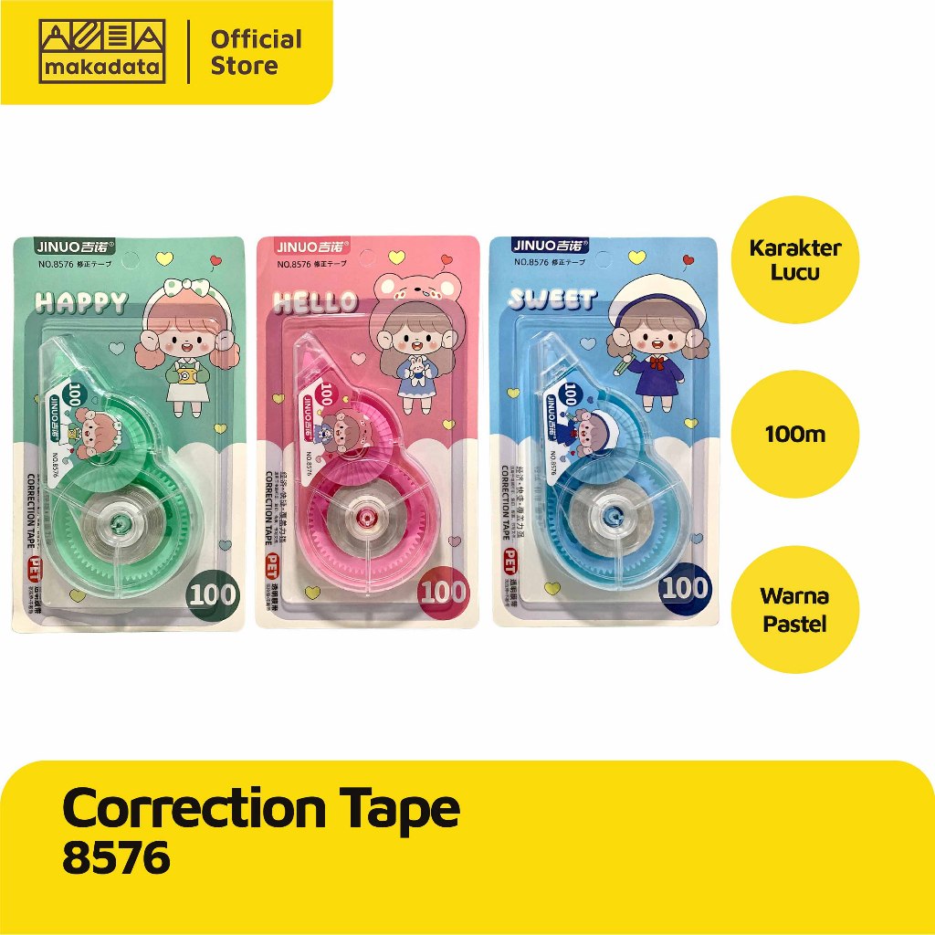 

STIPO KERTAS | TIP-EX | CORRECTION TAPE 8576 (1 PCS) MURAH