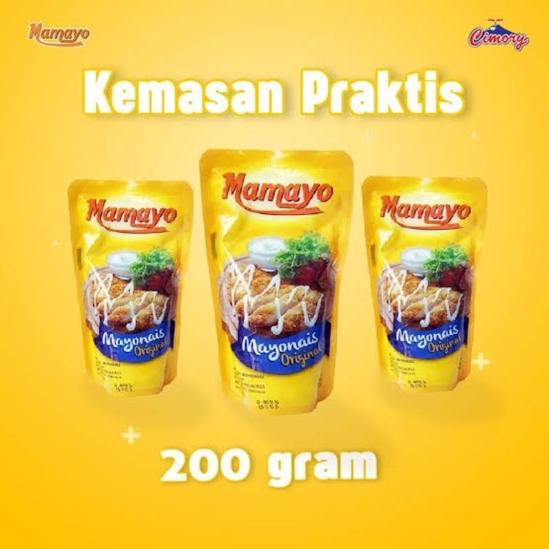 

Mamayo Cimory 200 gram mayonaise original kemasan praktis