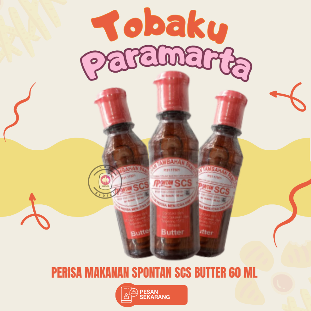 

PERISA DAN PEWARNA MAKANAN SPONTAN SCS RASA VMENTEGA WIJSMAN 60 ML / PERISA DAN PEWARNA MAKANAN SPONTAN SCS / SPONTAN SCS