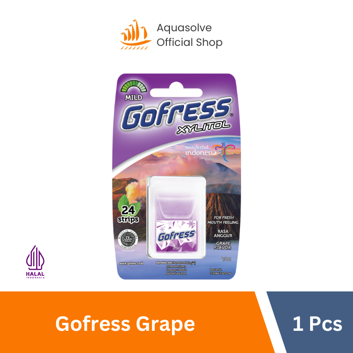 

Gofress Xylitol Grape Permen Mint Penyegar Nafas