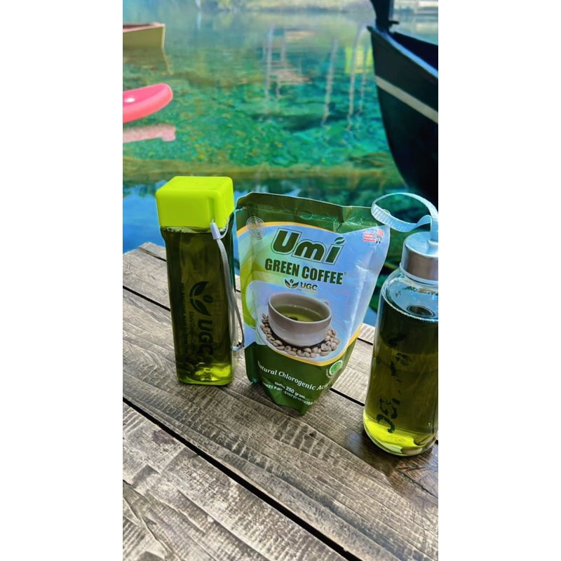 kemasan baru Umi Green Coffee kopi diet original