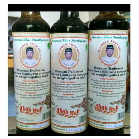 

Bandrek abah asli Ciwidey halal minuman khas Parahyangan isi 750 ml