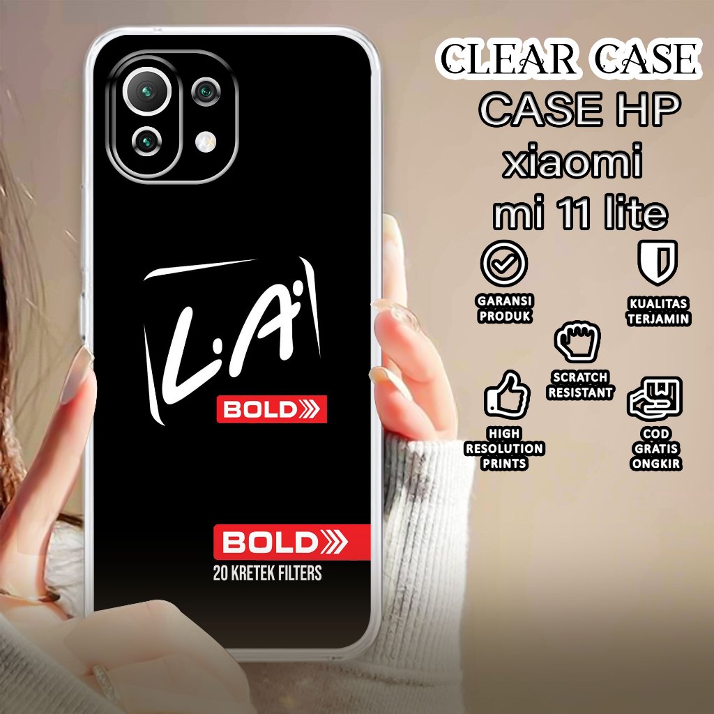Case XIAOMI 11 LITE  Motif [RK] Terlaris Casing XIAOMI 11 LITE Terbaru CLEAR CASE Protected Camera S