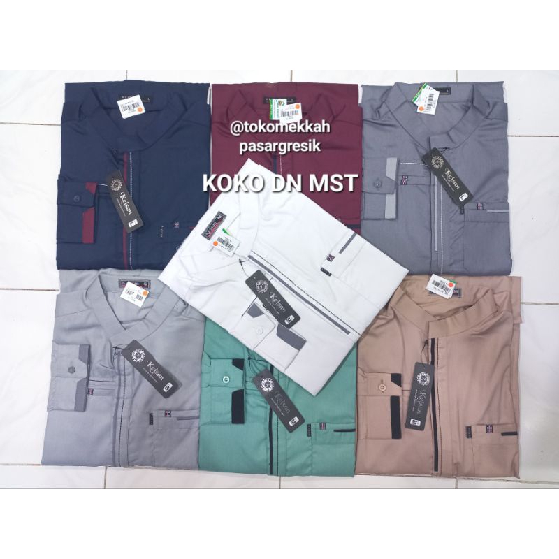 BAJU PRIA KOKO TAKWA DN MANSET LENGAN PANJANG