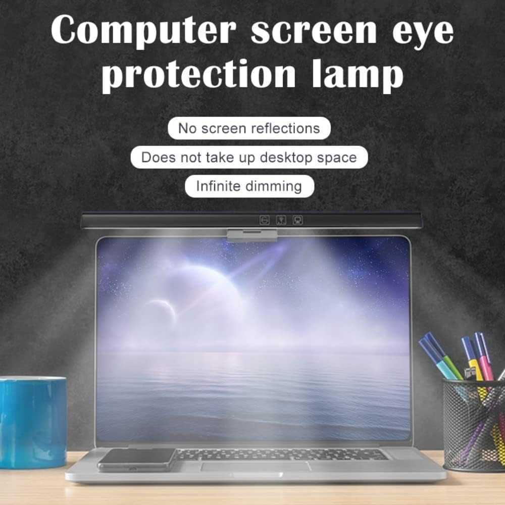 Lampu Monitor PC Lampu Monitor Curved Monitor Laptop 24 inch Komputer Lampu LED Layar 14 Inch Lampu 