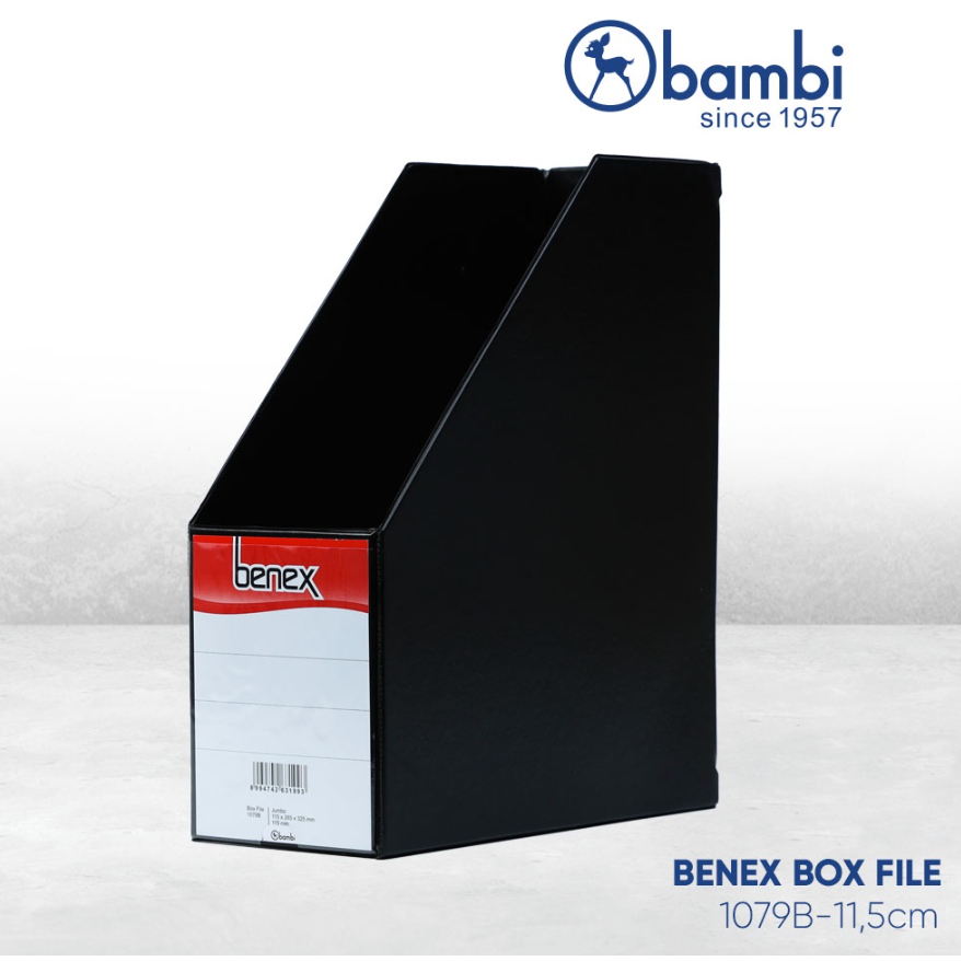

Benex Box File Magazine JUMBO SIZE 11,5 cm All Colour - Box Arsip / Box Storage / Box Dokumen kode 1079B