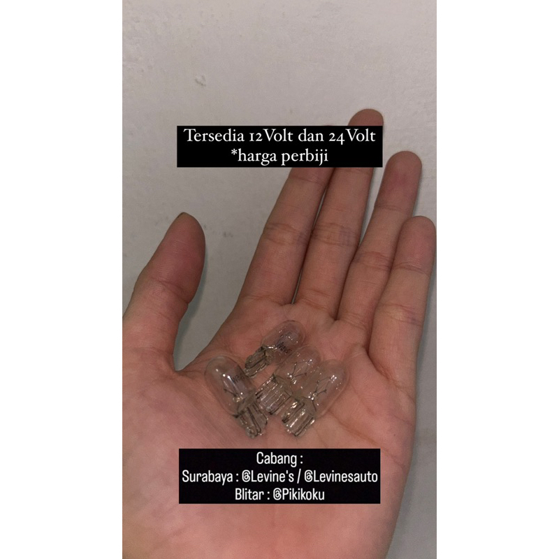 Dop plafon stanlee 24v (harga perbiji) / dop plafon 12v / dop spidometer /dop tancap / bola lampu in