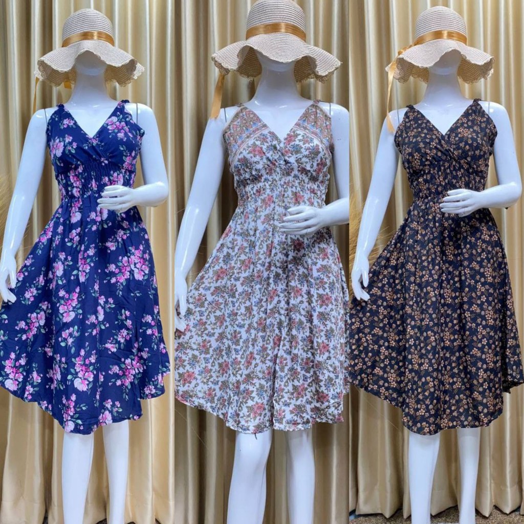 DRESS MOZZA PENDEK SINGLET/DRESS BALI/DRESS KERUT.