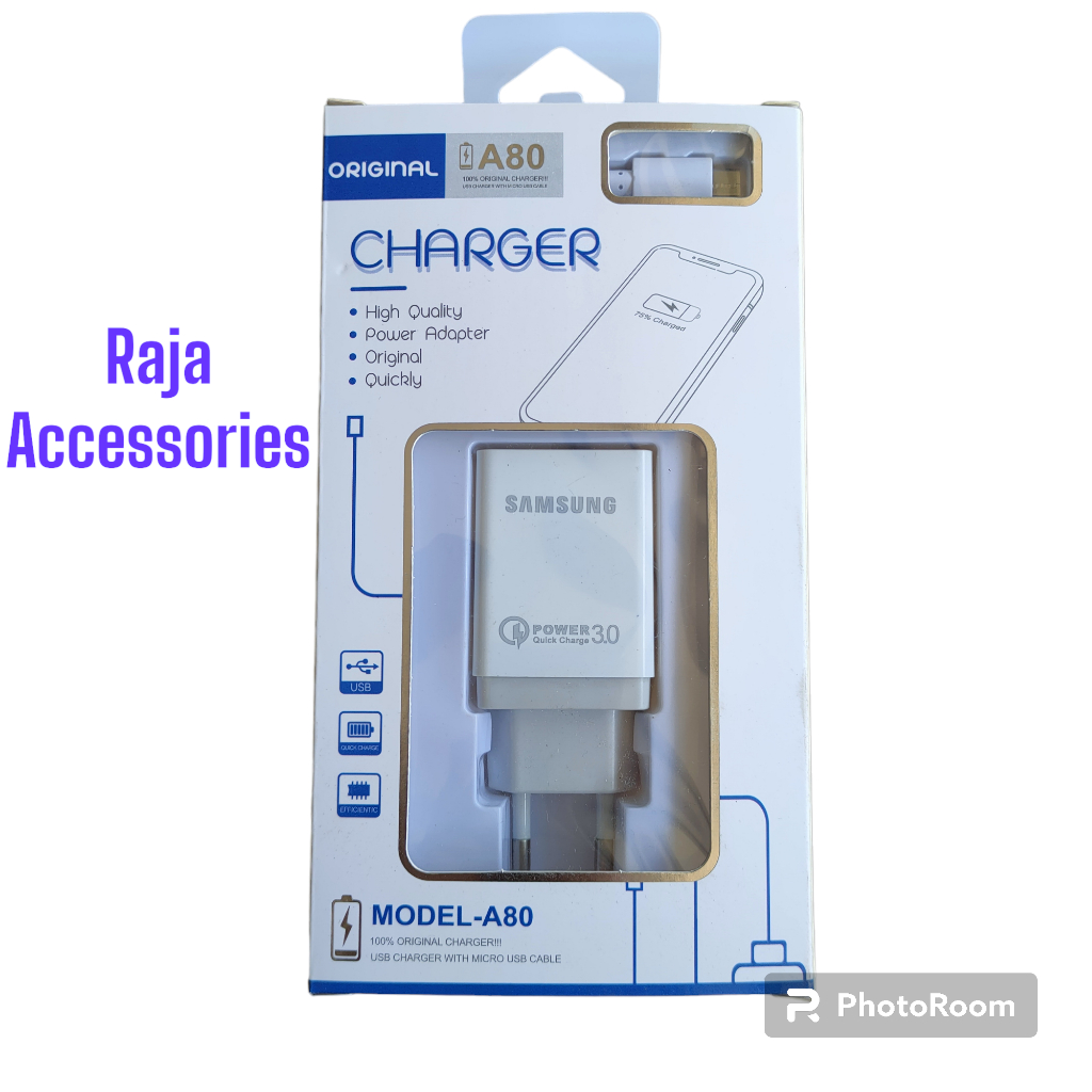 CHARGER QUALCOMM BRANDED A80 3.5 A FAST CHARGER