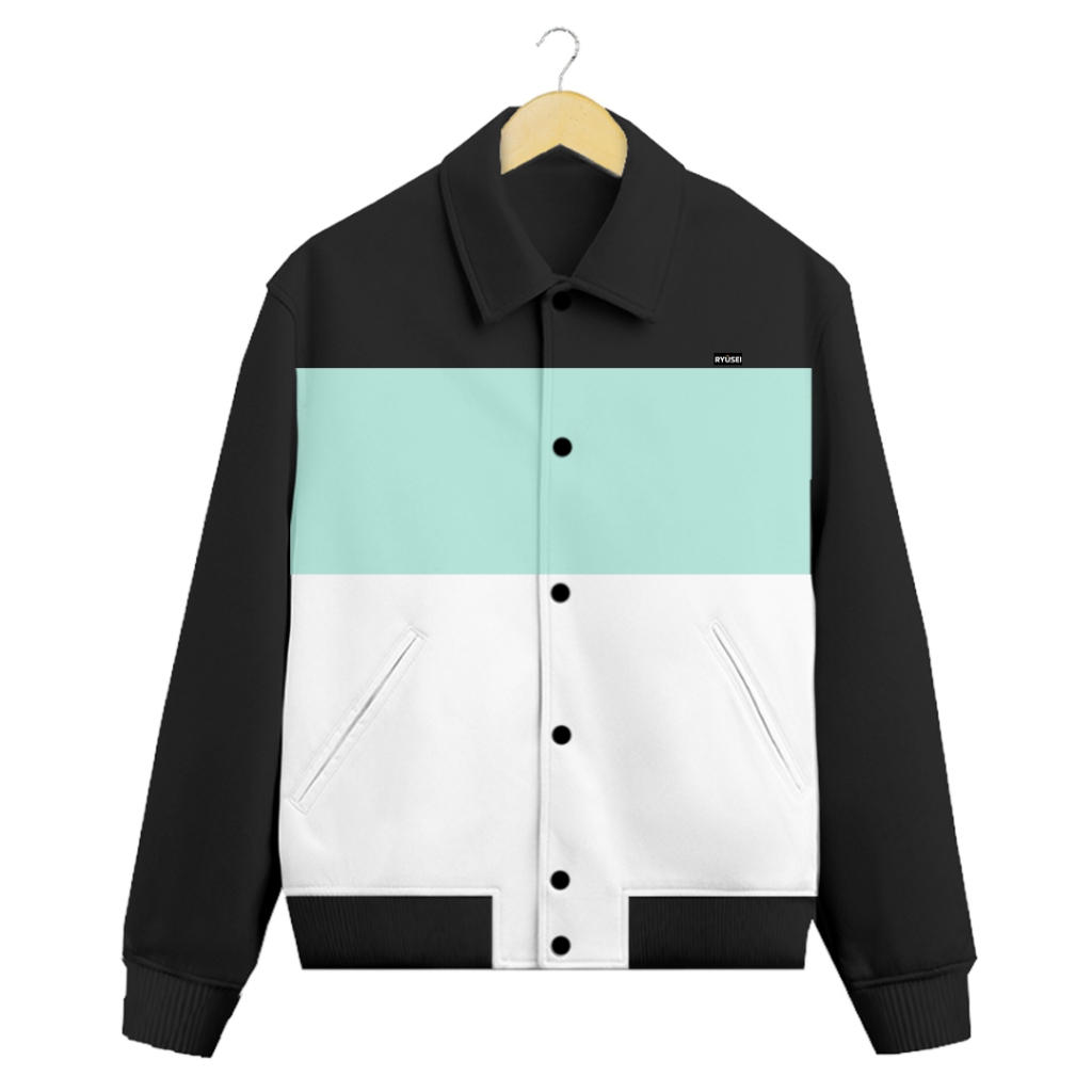 Ryusei Jaket Varsity Hiroyuki CMB Black