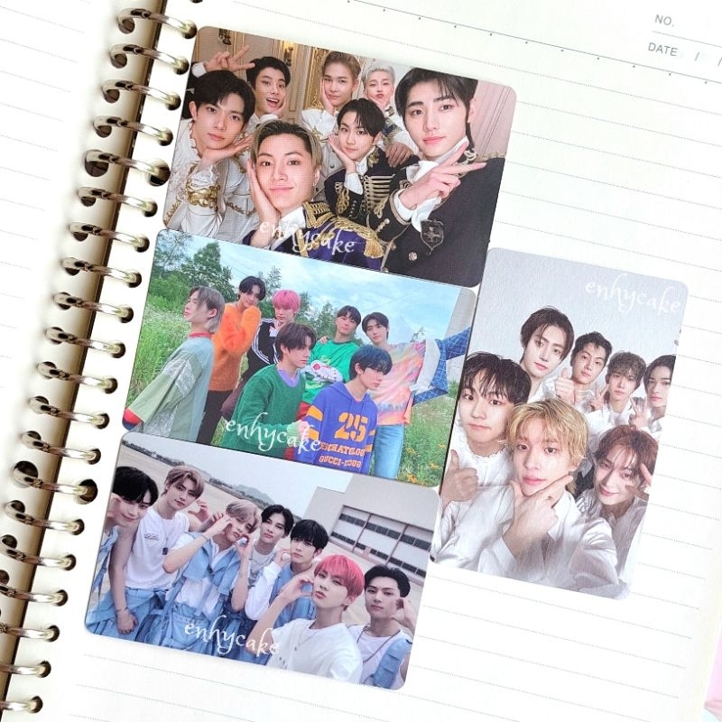 PHOTOCARD PC ENHYPEN GROUP BORDER CARNIVAL DIMENSION DILEMMA MANIFESTO DAY ONE DARK BLOOD WEVERSE VE