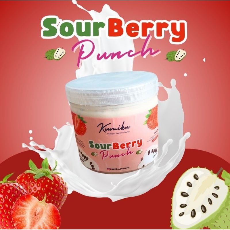 

Sourberry Punch 400 ml - Kumiku Desserts