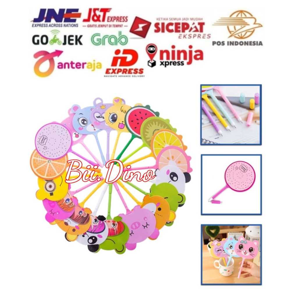 

Pena Kipas Karakter Lucu Pulpen Gel Pen Souvenir Pernikahan Ulang Tahun Anak Kantor Alat Tulis Sekolah