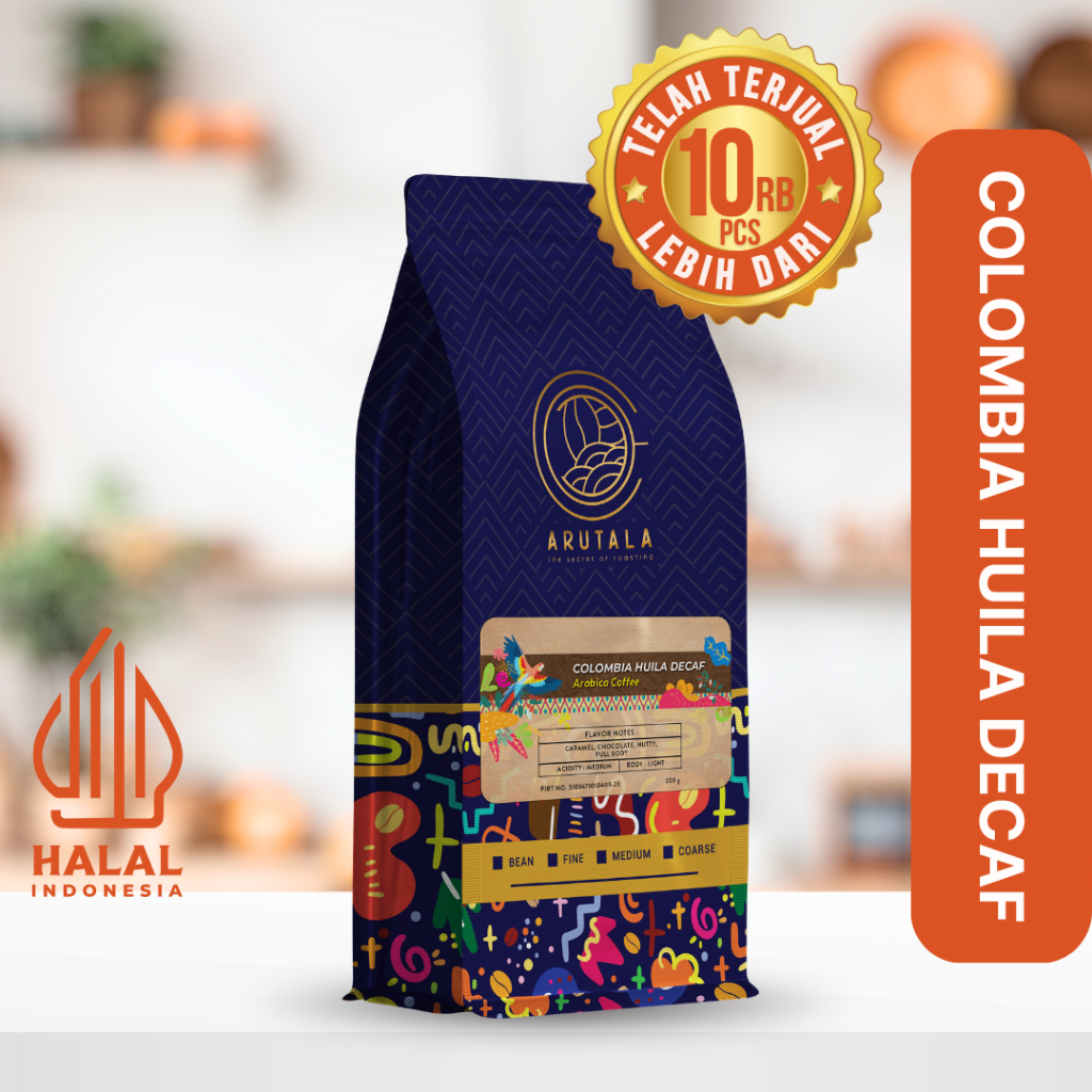 

ARUTALA Kopi Colombia Decaf Arabika 200 gram