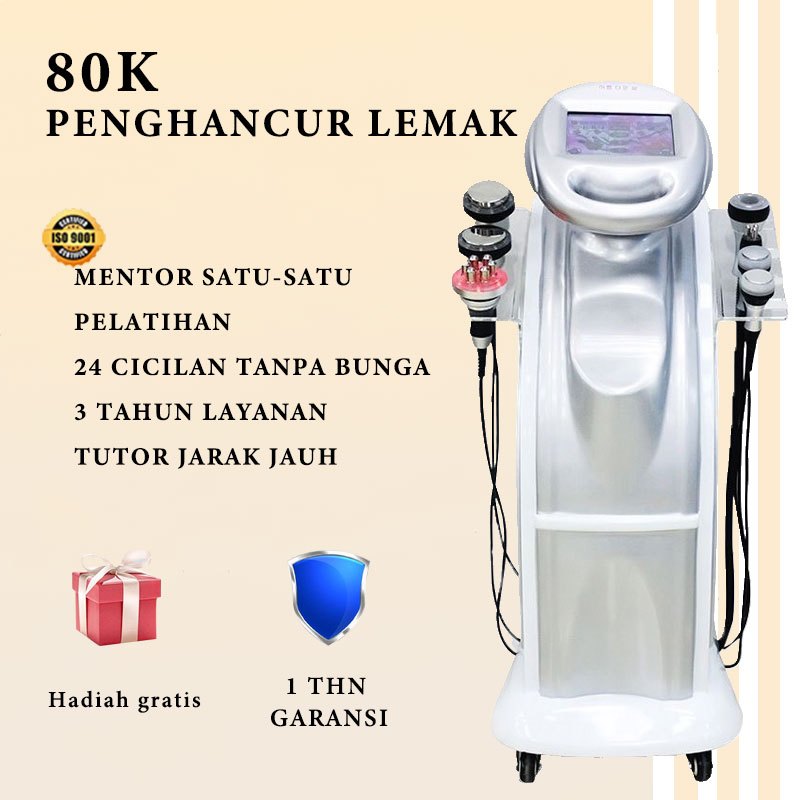 [Ready Stock]⭐Showroom JKT⭐80K PENGHANCUR LEMAK alat RF 7in1 Alat rf wajah Pelangsing Badan Alat RF 