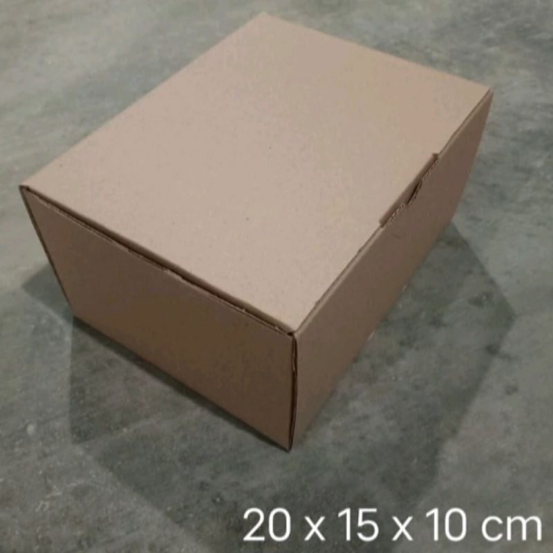 

Kardus 20x15x10 cm | Box Die Cut dan Easy Usage | Box Kue | Box Hampers | Dus Toples 800ml isi 2 Toples