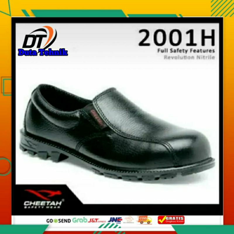 Sepatu safety cheetah 2001 H/SEPATU KERJA SAFETY/ SEPATU CHEETAH ORIGINAL