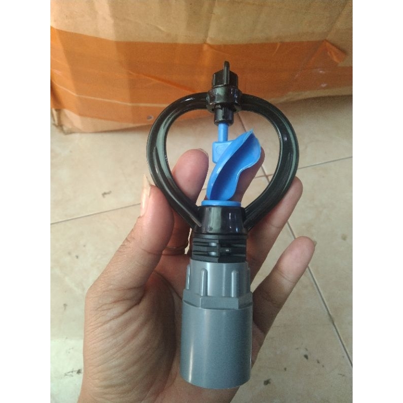1Set Sprinkler Pertanian Sprinkler Kupu Kupu + Drat Ukuran 1/2 ×3/4 inchi