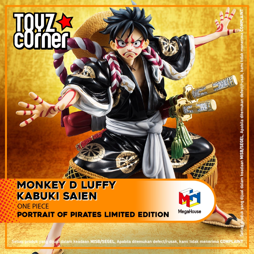 Toyz Corner - Megahouse POP Limited Edition One Piece - Monkey D Luffy Kabuki Saien