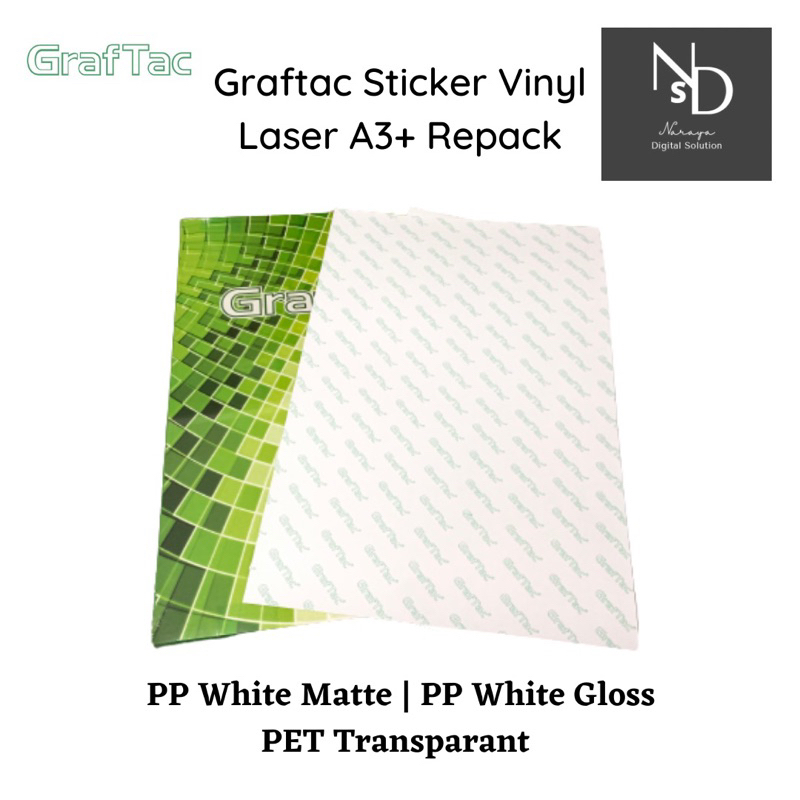 

Paket Sample Graftac sticker vinyl laser a3+ isi 5lembar