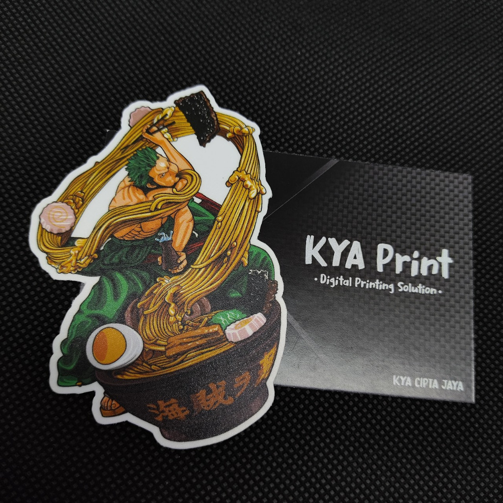 

Premium Sticker One Piece Zoro Noodle