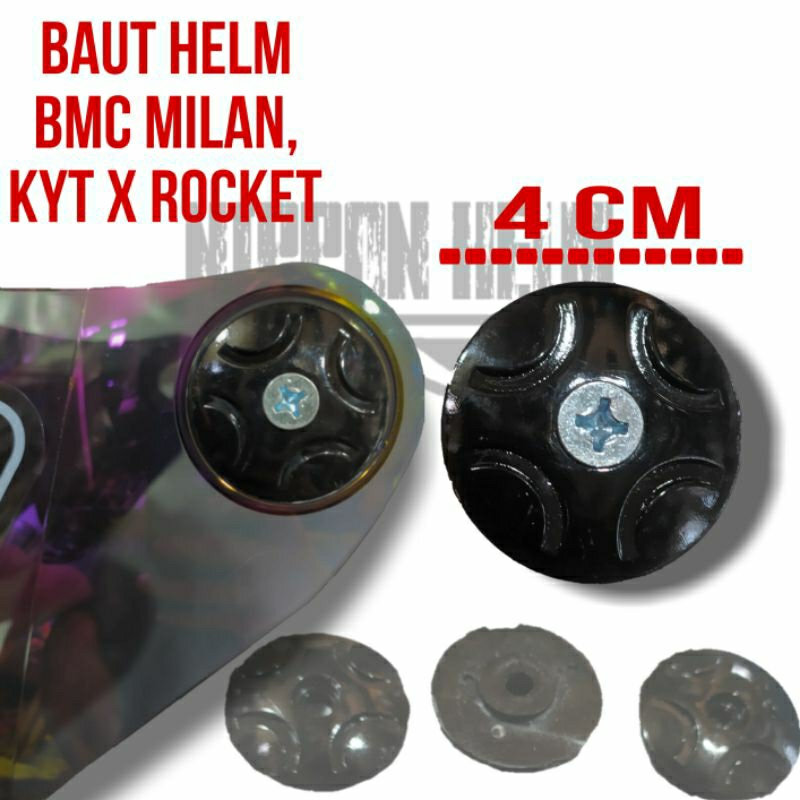 BAUT HELM BMC MILAN, KYT X ROCKET,1PCS.