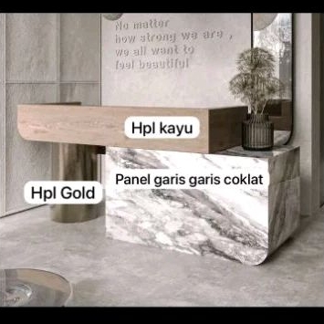 Meja Kasir - Meja Resepsionis custom 2