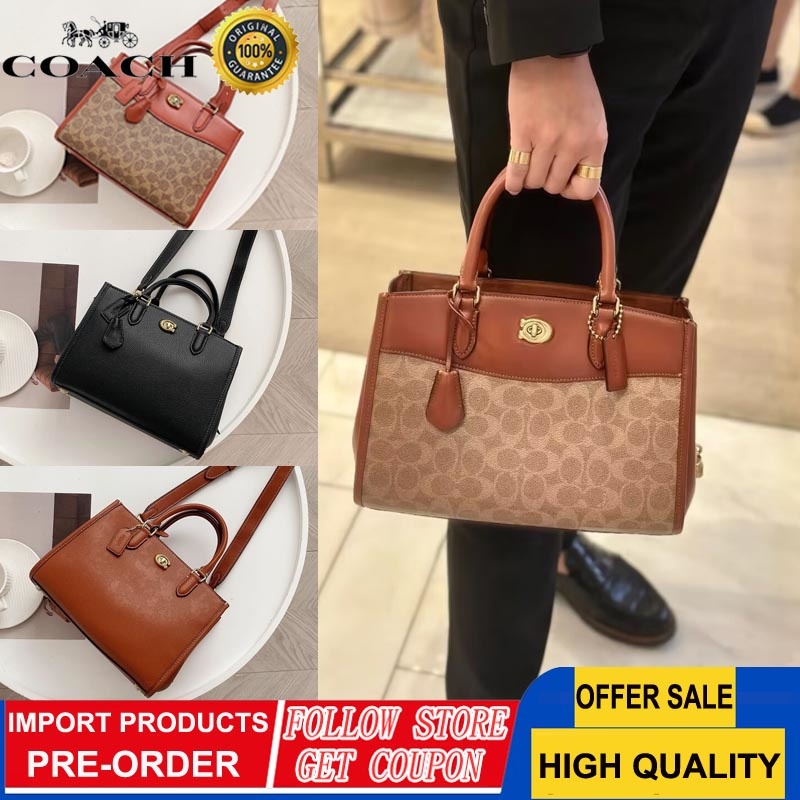 Coach Tas Tangan Wanita Tas Diana BROOKE CARRYALL28 Tas Komuter Selempang Satu Bahu CE733 CE732