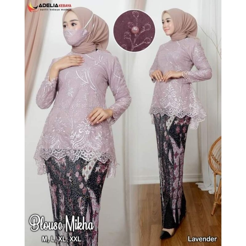 Setelan Kebaya Modern / Kebaya Wisuda / Kebaya Remaja Kekinian / Kebaya Pesta / Kebaya Kondangan / B